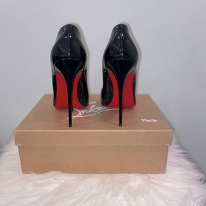 So Kate Patent Pointed-Toe Red Sole Pump